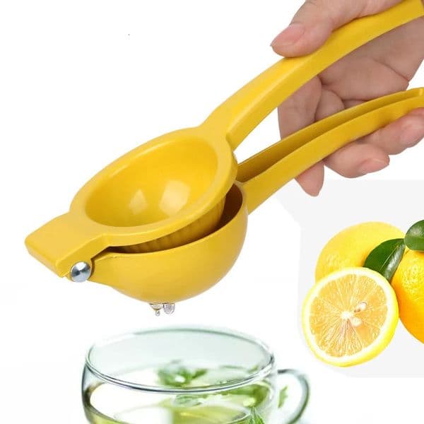 Handheld Lemon Juicer Lime Slice Squeezer Fruit Squeeze Manual Orange Citrus Hand Press Juice Metal Portable for Kitchen Tools 251129
