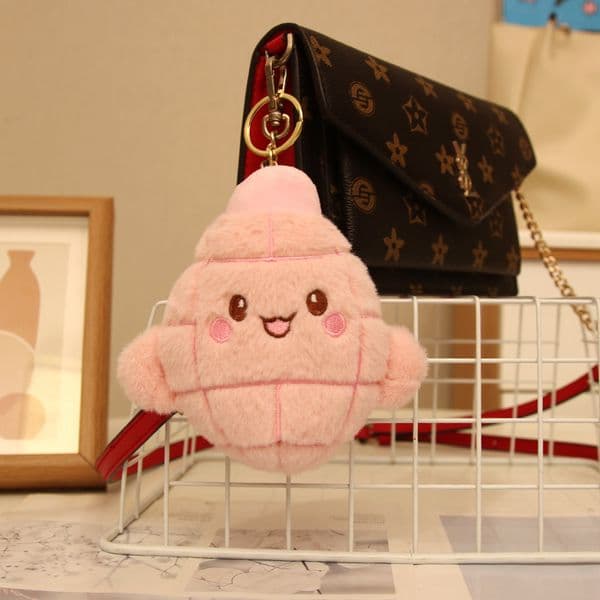 Internet celebrity cartoon landmine plush toy keychain pendant funny toy gift wholesale give gifts to friends S260506
