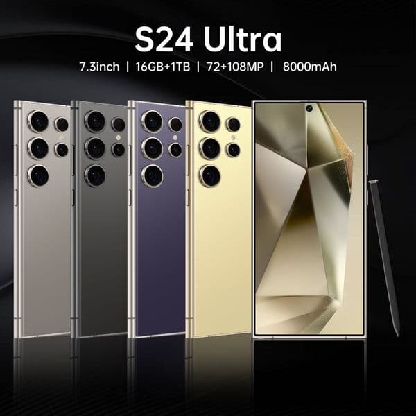 New S24 Ultra Mobile Phone Global Edition 4G 16+1TB High-end 7.3-inch Smartphone