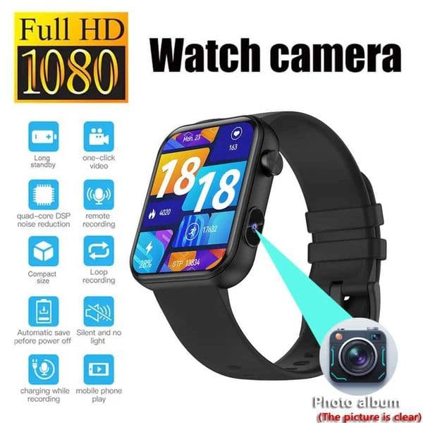 4K HD Smart Watch with Camera Men Recording Camera TWS Headset Local Music BT Calling Music Fashion Women Smartwatch 2025W251129
