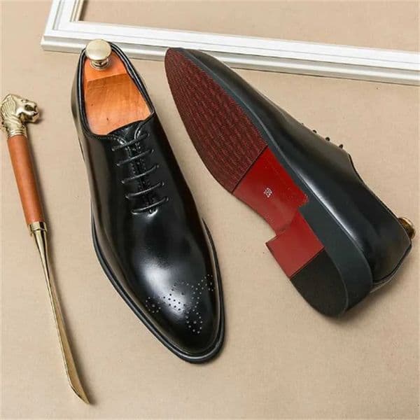 Fashion Luxury Designer Pointed Toes Mens Leather Shoes High Quality Mens Shoes Oxford Wedding Men Dress Leather Shoes Gentleman Office Man Shoe
