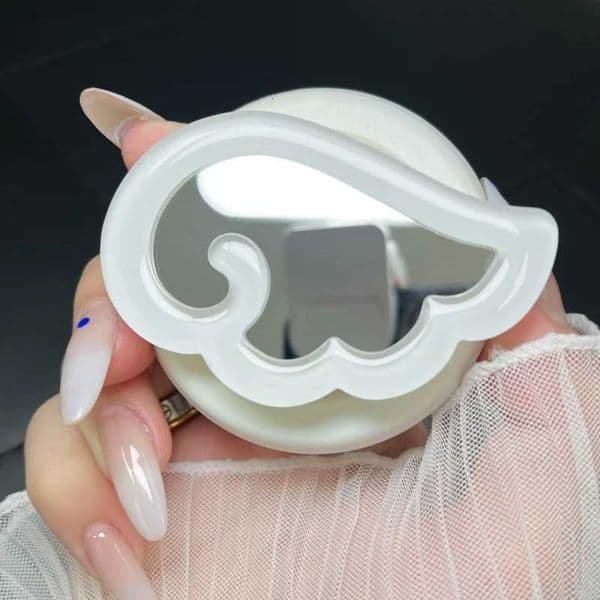 Korean Cute 3D Wings Makeup Mirror For Griptok Phone Holder Finger Ring Stand port For iPhone Girl Bracket Y251129