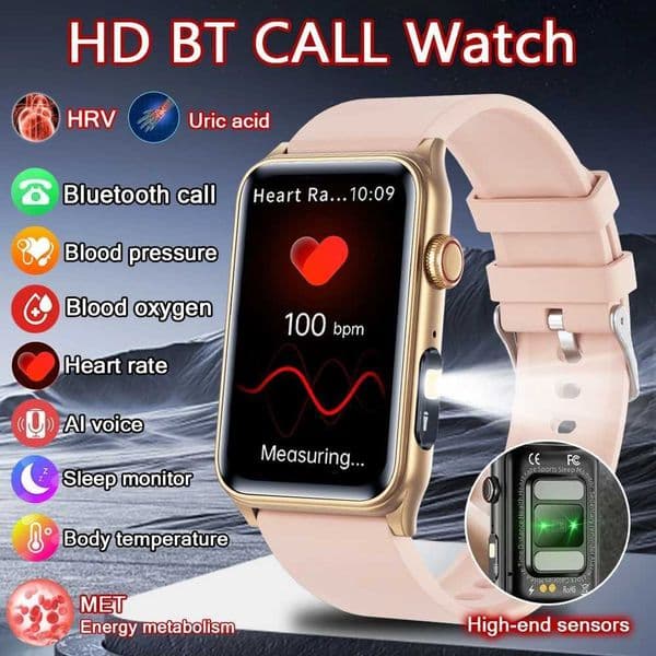 2025 NEW For Smart Watch Women Temperature Monitoring Call Women Health Monitoring Smartwatch For Android IOS M251129