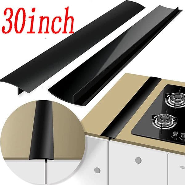 Stove Counter Gap Cover T-shaped Silicone Rubber Strip Gas Stove Protector Cleaning Pad Oil Dust Seal Cooker Cover 250429