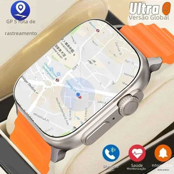 2025 New T900 Ultra Smart Watch 49mm Amoled Screen Smartwatch High Refresh Rate Wireless Charging Men Women For Android IOSW251129