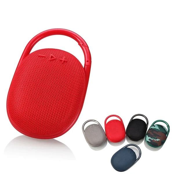 JHL Clip 4 speaker bluetooth speakers Mini Wireless Bluetooth Speaker Portable Outdoor Sports Audio Double Horn Speakers 5 Colors