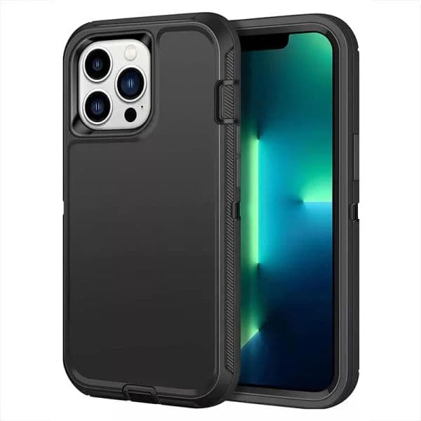 Shockproof Heavy Duty Holster Clip Robot Defender Armor Phone Cases For iPhone 17 Pro Max air 16 15 14 13 12 Samsung S25 S24 S23 S21 FE Ultra Plus