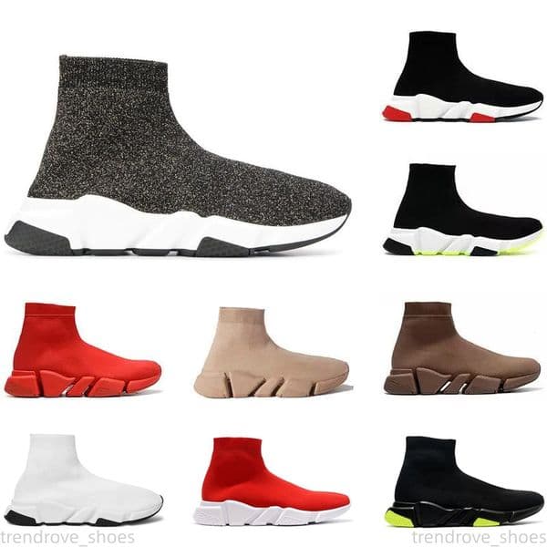 2026 Designer Shoes Socks Running Shoes Platform Man Womens Booties Trainers Sports casual shoes Leisure Couple Runner Sneaker Sock