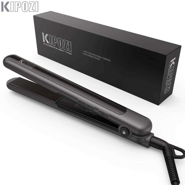 KIPOZI Professional Hair Flat Iron 2 In 1 Hair Curler Adjustable Temperature Fast Heating Hair Straightener Straightening Iron Z250122