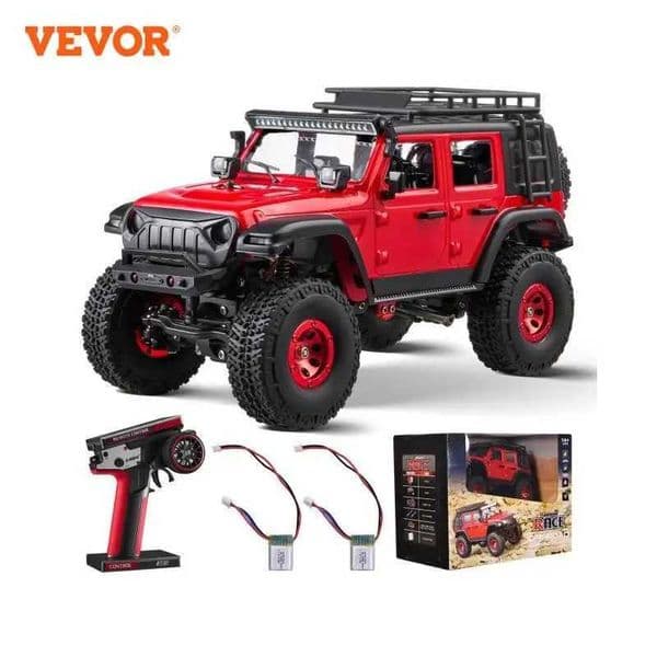 VEVOR Fast RC Cars 3 km/h 1/24 off-road all terrain four-wheel drive with full light remote control racing car suitable for adult and childrens toys X250203