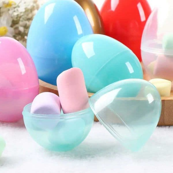 1pcs Funny Decoration Easter Decor Add Treats Easter Eggs Fillable Egg Plastic Par Decor Z250118