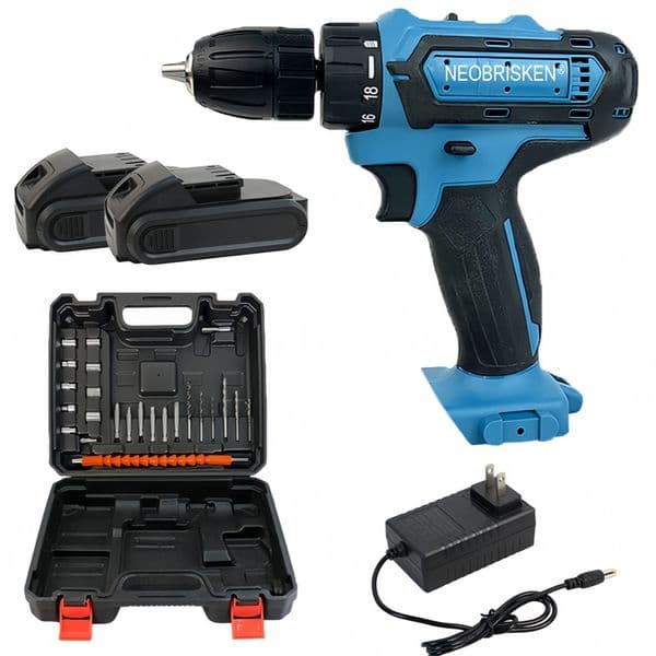 NEOBRISKEN Portable multifunctional dual speed adjustable hand drill set