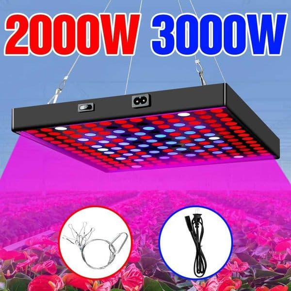 LED Grow Light 2835 Full Spectrum Phyto Lamp Grow Light Bulb 2000W 3000W For Indoor Plants Greenhouse Seedlings Planting Lights X250205