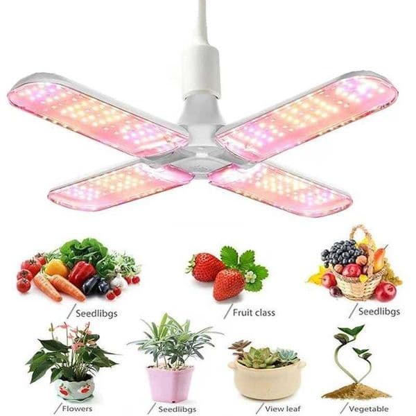 E27 Full Spectrum Growth Lamp 24W 36W 48W LED Foldable Plant Lamp SMD2835 Light Bulb Indoor Plant Flowering and Growth Lamp X250205