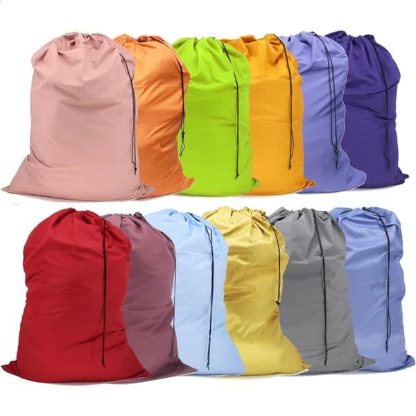 Oversized Nylon Laundry Bag Travel Laundry Bag with Drawstring Suitable for University Residence and Apartment Residents Laundry 250207