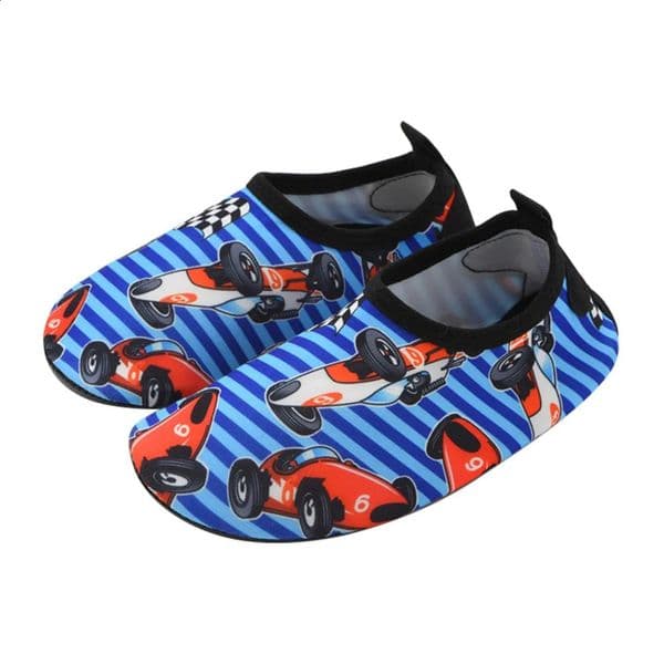 Childrens Mesh Breathable Beach Shoes Boys Girls Non-Slip Wading Snorkeling Shoes Kids Soft Bottom Rubber Shoes 250207