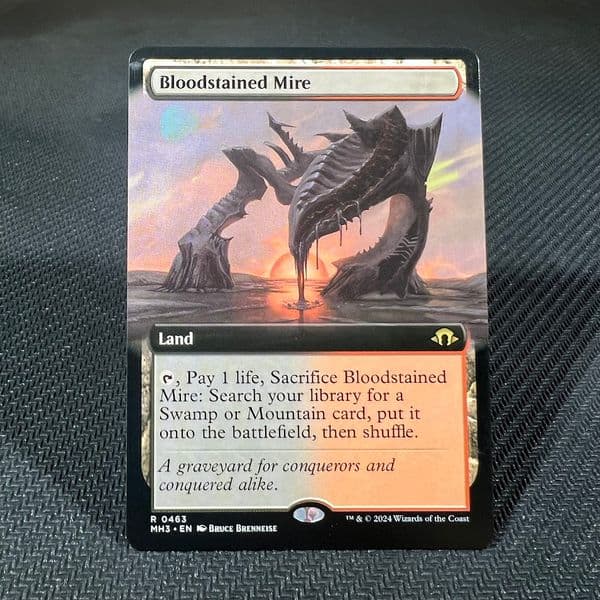 2026 New Collectible Game Card Magic The Gathering MTG BBD Foil Chain Of Vapor Bloodstained Mire Bountiful Promenade Extended Art Toys