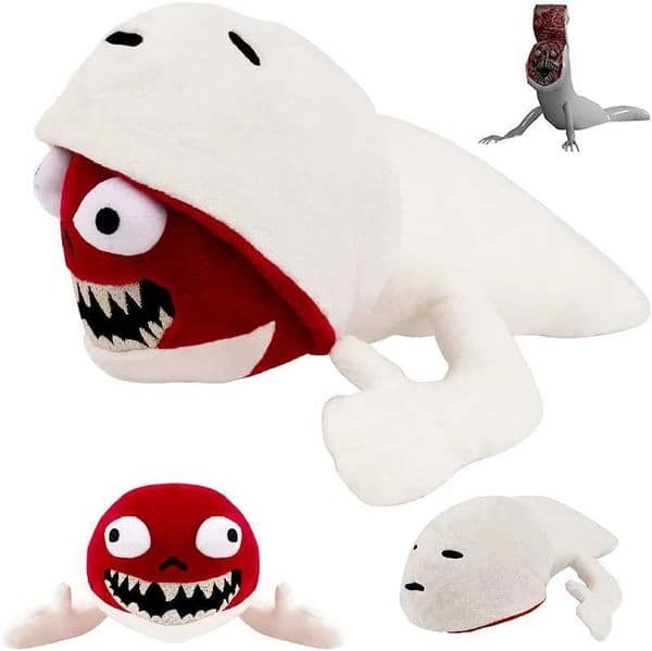 Double sided bridge worm Plushie Rrsible flip alarm horror character fed doll low childrens gift XJ260303