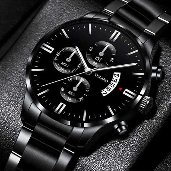 Luxury Fashion Watches Men Stainless Steel Quartz Wrist Watch for Man New Business Casual Watch Relojes Para Hombre Z250207