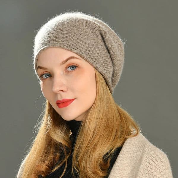 Jxwatcher Cashmere Beanie Hat Women Winter Hats Ladies Crimping Wool Knitted Warm Skullies Beanies For Women Gorros Female Cap 250207