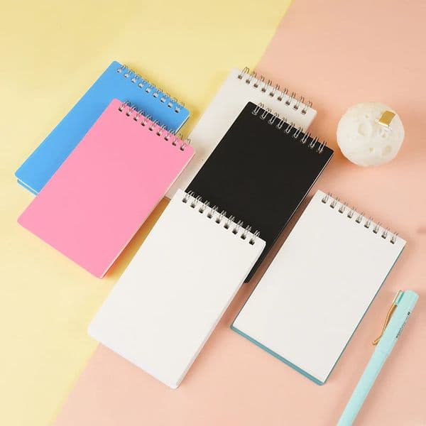 A7 Pocket Notebook Portable Mini Memo Simple Small Notepad Coil Booklet Office Stationery 250208a