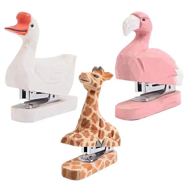 Staplers For Desk Cartoon Animal Shape Desk Stapler For Kids Decorative Creative Desktop Ornaments Stapler For Files 250206