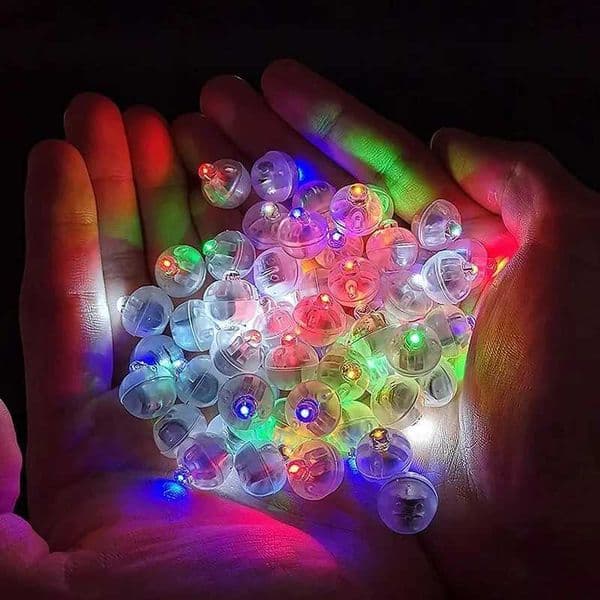 10/30Pcs LED Balloon Light Tiny Mini Round Ball Lamp For Bar Lantern Christmas Wedding Party Decorations Luminous Toy W250210