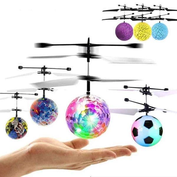 Colorful Mini Drone Shinning LED RC drone Flying Ball Helicopter Light Crystal Ball Induction Drone Quadcopter Aircraft Kids Toys W250210