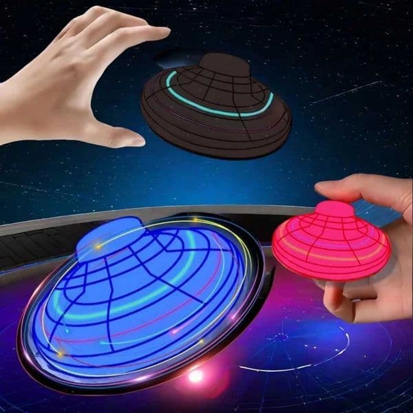 Mini Flying Ball Toys Magic Ball Flying Spinner Flight Gyro UFO Fingertip Drone Aircraft induction gyroscope Decompression Toy W250210