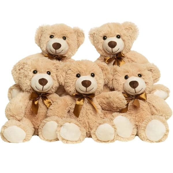 5pcs Animals Plush Toys Gift Kid Girlfriend13.5in Stuffed Bears for Christmas Valentine Day BirthdayGife 250210 W260306