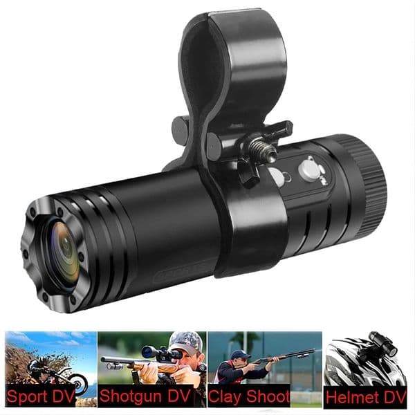 4K Shotgun Camera Outdoor Hunting Camera Anti Shake Sport DV WiFi Motorcycle Bike Helmet Camera Action Cam with Gun Mount Clip X250210