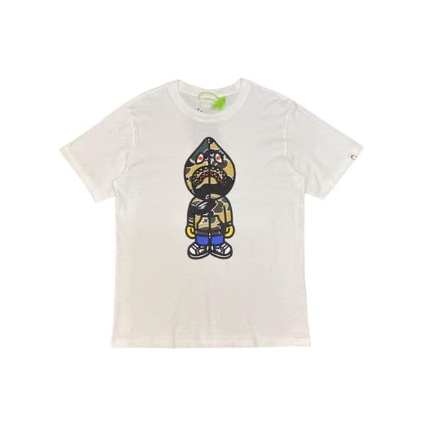 Bapekitty T Shirt Tops Bapp Little Monkey Camouflage Suit T Shirts Womens Designers Baps Shirt Cotton Short Sleeves Clothing Breathable Tops Bathing App Tshirt 0C5