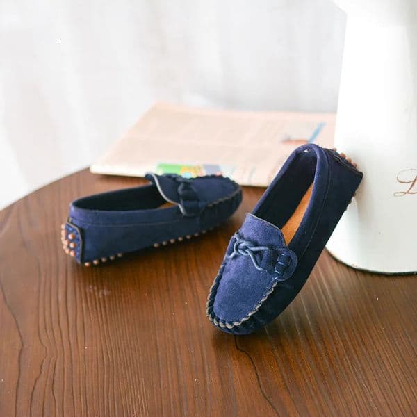 Children Loafers Shoes Boys Flat Sneakers Baby Kids Casual Shoes Toddler Girls Breathable Slip-on Shoes Soft Bottom Solid Color 250117