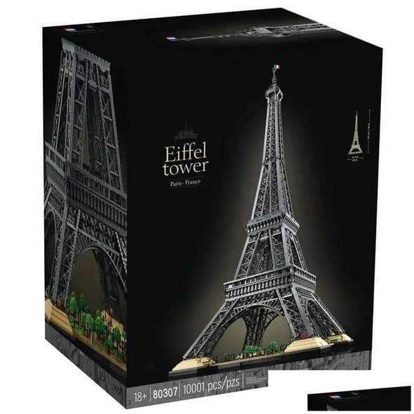 Blocks 10001 Eiffel Tower Building 1.5M Compatible With 10307 High Model P Birthday Childrens Gift Toys Architecturey2411127Fxc Ot0Of