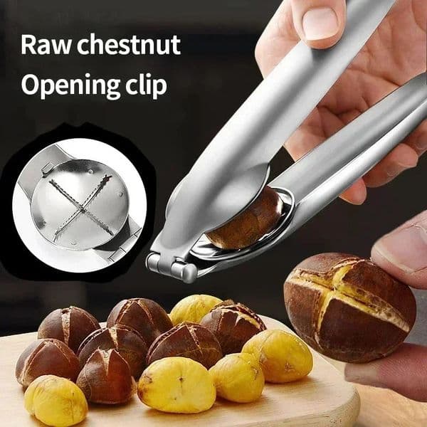 Chestnut Opener Machine Chestnut Clip Walnut Pliers Chestnut Sheath Cutter Nut Cracker Sheller Kitchen Tool Walnut Clip Peeler 250211
