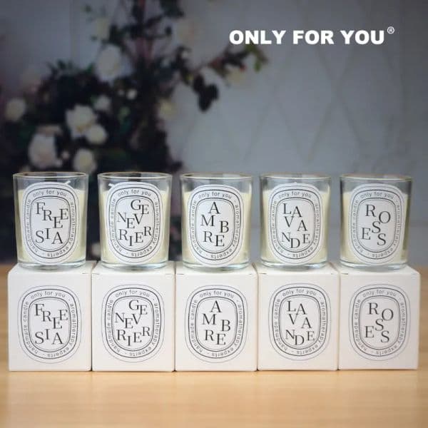 Christmas Candles Gifts Ambre 70g Luxury Dip Collection Scented Fragrance perfume Candles Birthday Wedding Party Favors Home Decorations Z260520