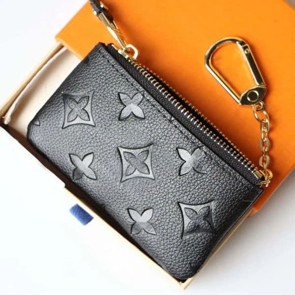 KEY POUCH Designers Mini Wallet Fashion Womens Mens Keychain Ring Credit Card Holder Coin Purse Luxury M62650 with Box wallet
