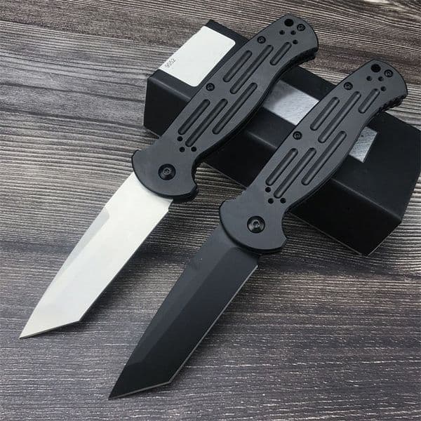 Higher Quality AFO II 9052/9051 Assisted Folding Knife Plain Tanto Blade Aluminum Handle Tactical Survival Tool Knives 3300 15017 9400 5370 15535 3400 3200 Gift Knife