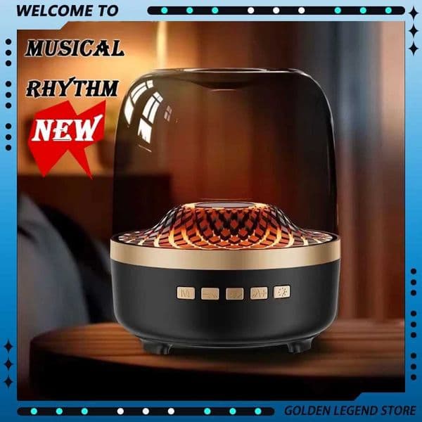 NEW Vibrant Glass 4 Audio Wireless Stereo Speaker Household High-Volume Speaker Subwoofer Speakers Office Desktop Gift Z250213
