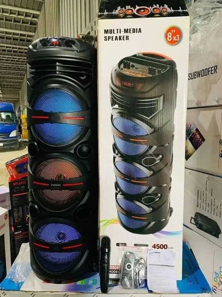 Caixa De som 3000W High-Power Speaker 12 Inch Outdoor Portable Subwoofer 3D Stereo Surround Sound Column Music Center Z250213