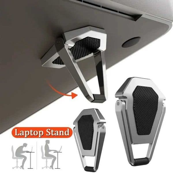 Mini Metal Laptop Stand Foldable Laptop Holder Adjustable Riser Bracket Portable Computer Phone Tablet Cooling Kickstand PadsXJ250214