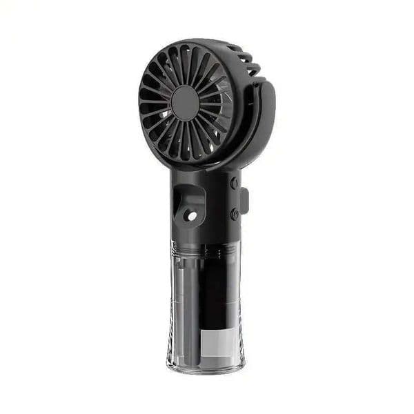Mini Portable Folding Fan With Spray Mister Humidifier USB Rechargeable Handheld Fan Suitable For Living Room Classroom School B Z250214