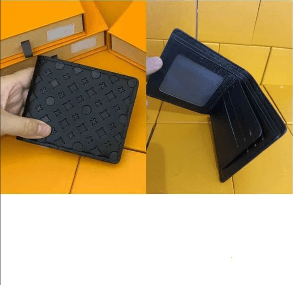 High quality Designers Genuine Leather Fashion Designer Wallets Retro Handbag For Men Classic Card Holders Coin Purse Famous Clutch Wallet With Box