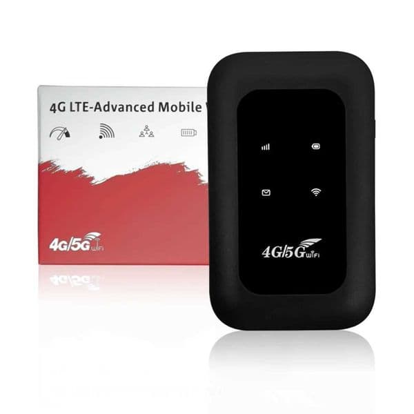 Portable 4G LTE WiFi Modem with SIM Card Slot High Speed WiFi Mobile Hotspot Wireless for RV Travel Vacation Camping Remote AreaXJ250214