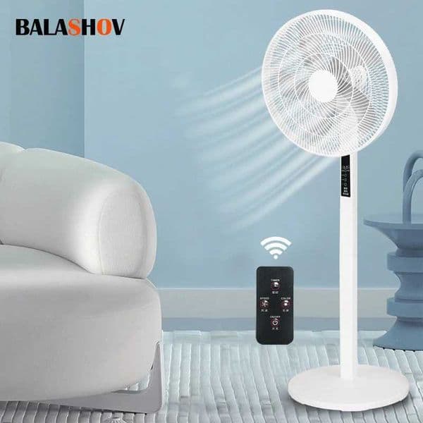 16 Inch Pedestal Fan Portable 5-Speed Pedestal Standing Floor Fan for Living Room Bedroom Kitchen and Home Office Z250214