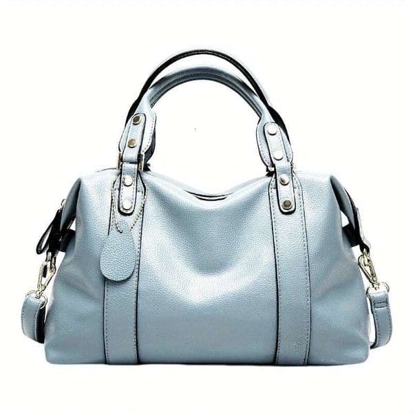 Women Pu Leather Tote Handbag Messenger Document Work Shoulder Casual Crossbody Computer Compartment Travel Bag Christmas Gift