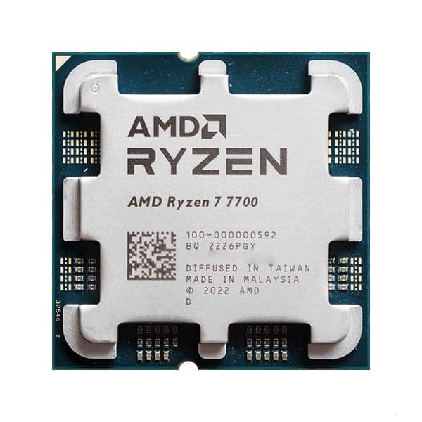 AMD Ryzen 7 7700 Brand New CPU 5.3GHz 8-Core 16-Thread 40MB Cache 5NM TDP 65W Socket AM5 Gaming Processor with Graphics