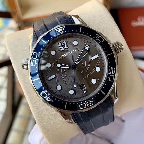 Diver Professional 300 Autumatic Mens Watches Classic Man's Wristwatches With Unique Wavy Pattern Dial