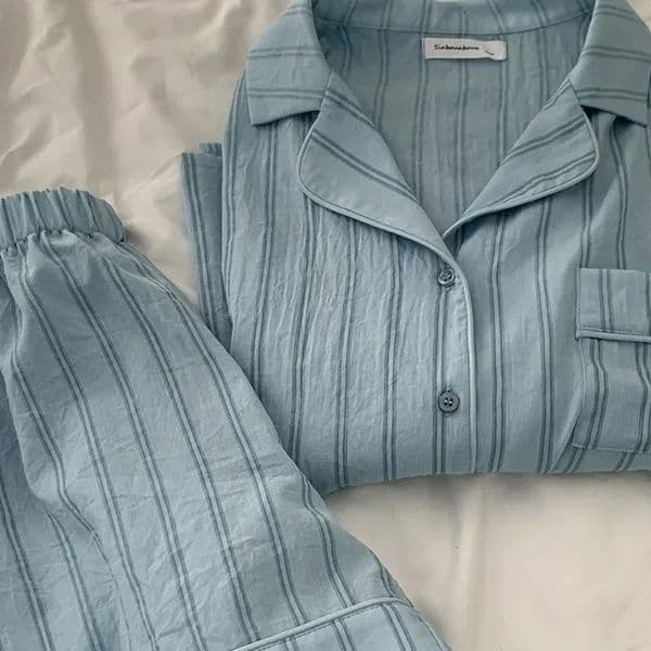 Summer Short Sleeve Shorts Pajamas Set Womens Pajamas Sweet Students Can Wear Home Clothes Set Korean Style Spring 250213