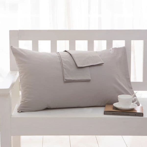 Cotton Pillowcase Solid Color Standard Pillow Case Bedding Bedroom Pillow Cover 40x60cm/50x70cm/50x90cm 250217